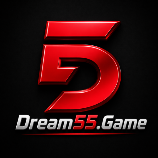 Dream55 game APK download interface showing fantasy sports app dashboard on Android device